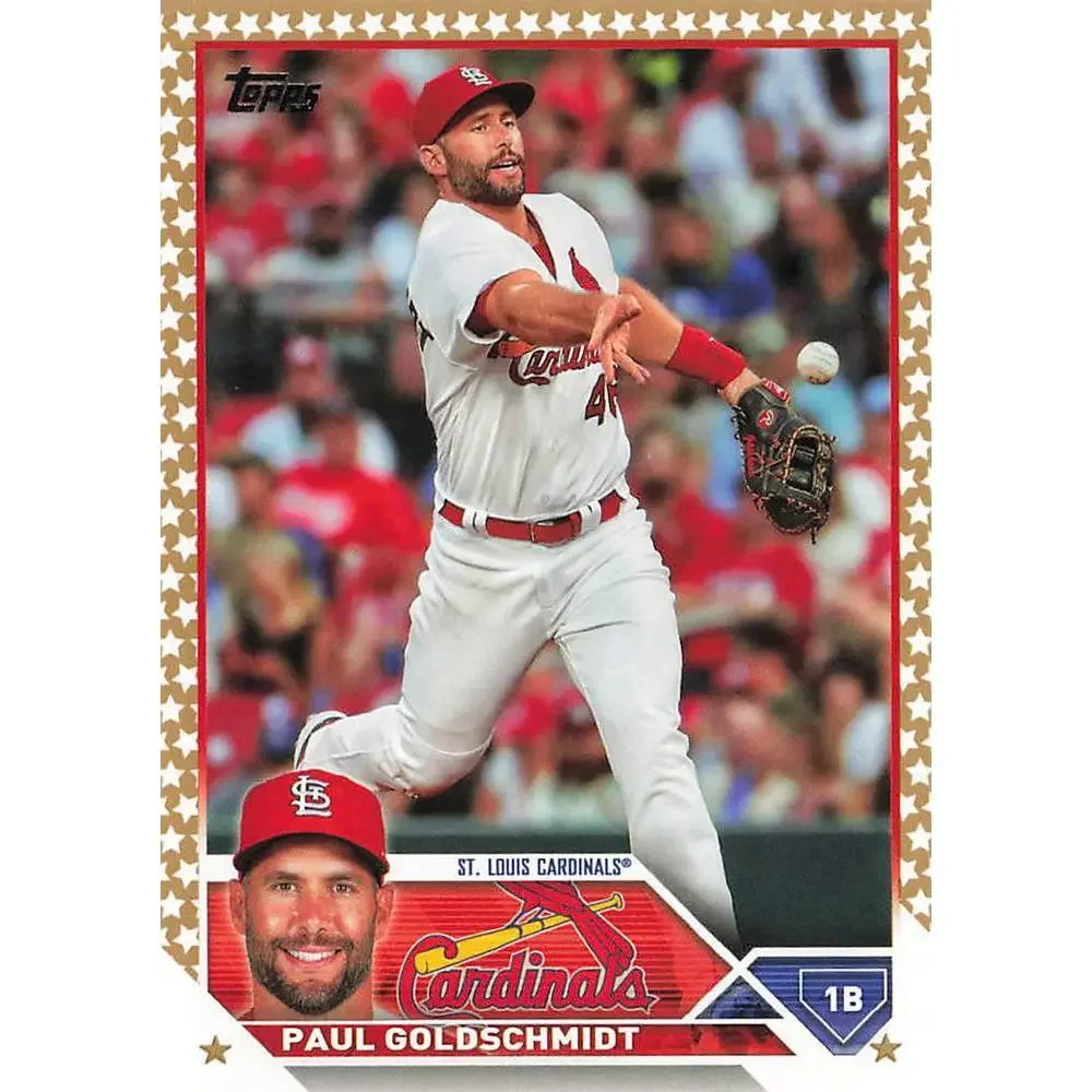 2023 Topps Gold Star Paul Goldschmidt #100 St. Louis Cardinals